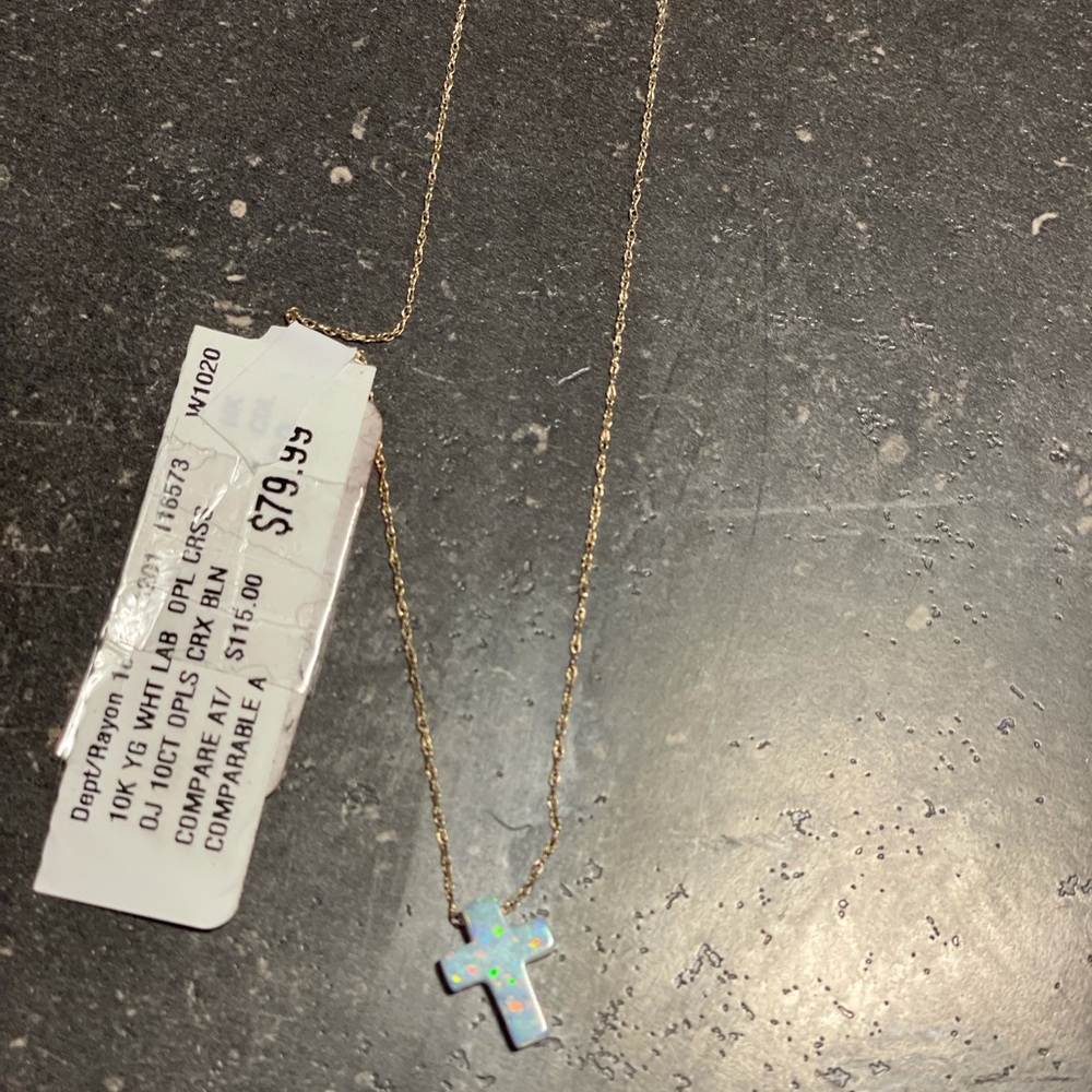 White cross Chain